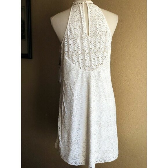 Saylor womens White Jasmine Embellished Lace Shift Dress Size M L $297 BL7 - Picture 9 of 12